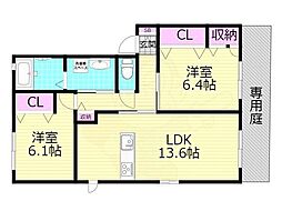 ウイスティリア住道 1階/-