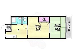 河西コーポ 2階