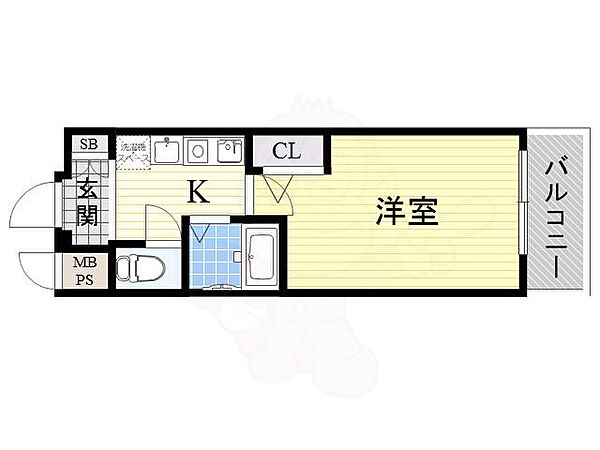 エスリード南森町駅前 ｜大阪府大阪市北区南森町２丁目(賃貸マンション1K・10階・20.52㎡)の写真 その2