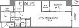 LEGALAND猫 MIYAKOJIMA 1LDKの間取図画像