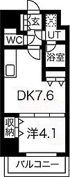 ONEROOFFLATTENJINBASHI 1DKの間取図画像