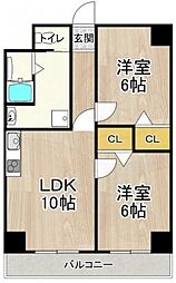 アルカディアイン 2LDKの間取図画像