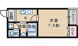 間取図画像 1K