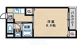 イーストハイツ 1Kの間取図画像