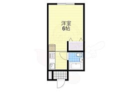 ラ・フォンテ杉本町 ワンルームの間取図画像