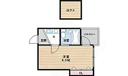 沢之町マンション ワンルームの間取図画像