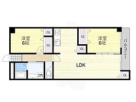 大阪府大阪市住吉区山之内３丁目（賃貸マンション2LDK・3階・60.00㎡） その2