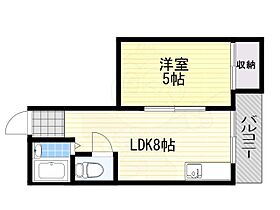 ウエストハイム墨江  ｜ 大阪府大阪市住吉区墨江３丁目（賃貸マンション1DK・2階・26.00㎡） その2