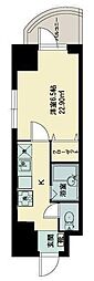 志幸29シンフォニー 1Kの間取図画像