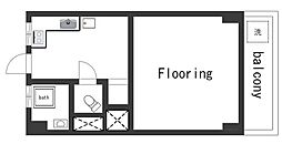 目黒第一コーポ 1DKの間取図画像