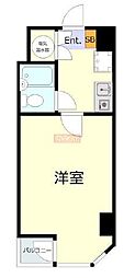 ライオンズマンション西五反田第2 1Kの間取図画像