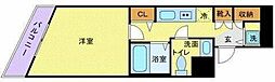 メゾン・ド・ヴィレ目黒 1Kの間取図画像