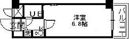 ルイシャトレ恵比寿 ワンルームの間取図画像
