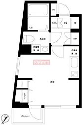 ストーク南麻布 1DKの間取図画像