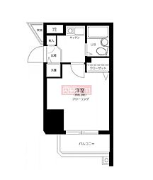 ロイヤルアメニティ池尻大橋 1Kの間取図画像