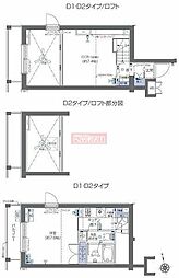 ZOOM六本木 1Kの間取図画像