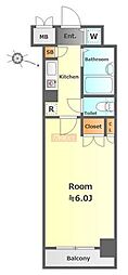 OLIO南長崎 1Kの間取図画像