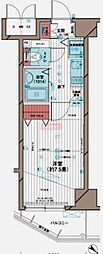 メインステージ五反田駅前 1Kの間取図画像