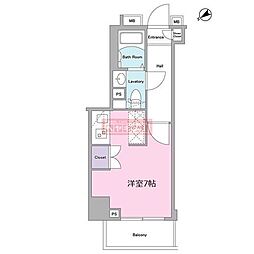 Log武蔵小山 ワンルームの間取図画像