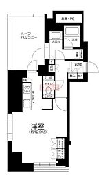 アトラス代々木上原 ワンルームの間取図画像
