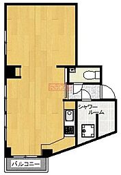 上智マンション ワンルームの間取図画像