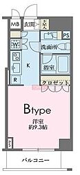 ドゥーエ南麻布 ワンルームの間取図画像