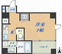 大阪府東大阪市足代３丁目（賃貸マンション1R・4階・26.38㎡） その2