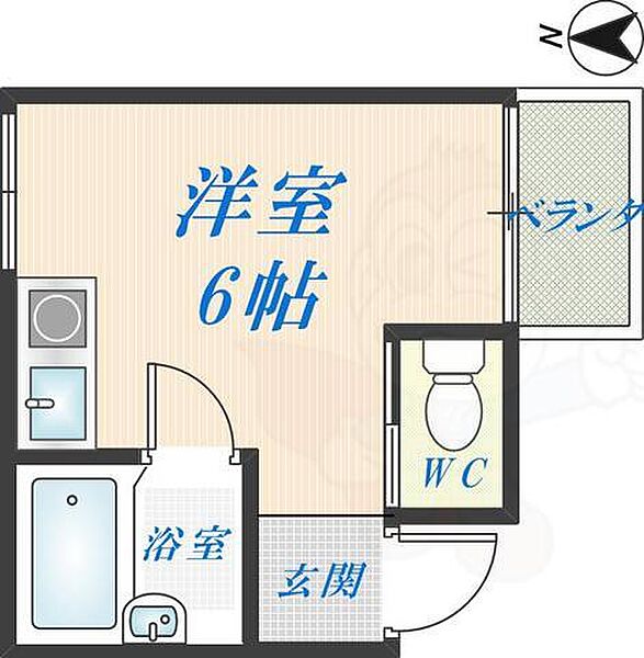 ハイツ菱屋 ｜大阪府東大阪市菱屋西５丁目(賃貸マンション1R・3階・11.49㎡)の写真 その2