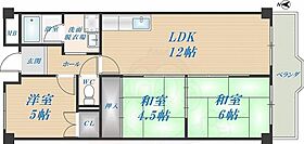 大阪府八尾市久宝園２丁目（賃貸マンション3LDK・2階・60.00㎡） その2