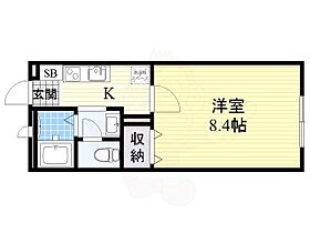 大阪府東大阪市西堤楠町３丁目5番35号（賃貸アパート1K・2階・26.88㎡） その2