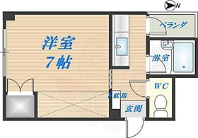 マーキュリーハイム飛田  ｜ 大阪府東大阪市御厨南１丁目1番28号（賃貸マンション1R・4階・21.85㎡） その2