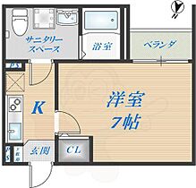 大阪府東大阪市太平寺１丁目4番19号（賃貸アパート1K・2階・22.41㎡） その2