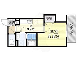 クレアール八戸ノ里 3階/-