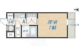 カサデルチルコ 1Kの間取図画像