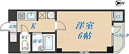 ExcelLife長栄寺 1Kの間取図画像