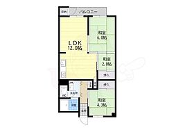 近鉄八戸ノ里グランドマンションＡ棟 5階