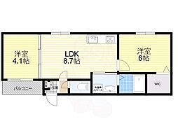 FaseciaAttivo5 2DKの間取図画像