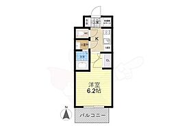 インザライフ大阪EAST RESIDENCE 1Kの間取図画像