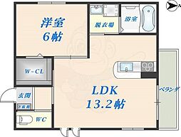 トレジャーメゾン岩田 1階/-