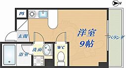 セザール・東邦 ワンルームの間取図画像