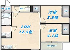 物件の間取り