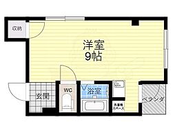 ダイキンハイツ 1Kの間取図画像