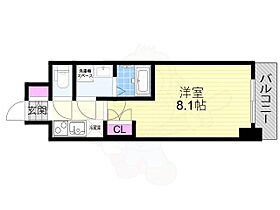 S-RESIDENCE阿波座WEST  ｜ 大阪府大阪市西区本田１丁目（賃貸マンション1K・12階・25.08㎡） その2