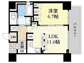 リーガル京町堀  ｜ 大阪府大阪市西区京町堀２丁目13番14号（賃貸マンション1LDK・5階・46.70㎡） その2