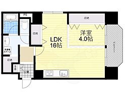 ハイツ本町 4階/-