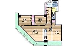 阿波座ライズタワーズ フラッグ46 15階