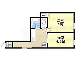 江戸堀コーポ 2階