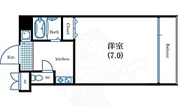 セレッソコート西心斎橋 4階/-