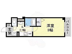 オレンジコート西心斎橋 4階/-
