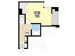 メゾンサンワ西長堀 1Kの間取図画像